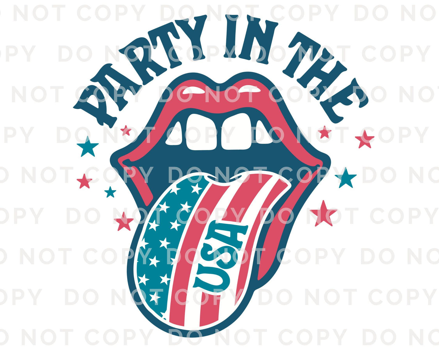 4th of July DTF Transfers, Ready to Press, T-shirt Transfers, Heat Transfer, Direct to Film, Memorial Day, America, Groovy, Party in the USA