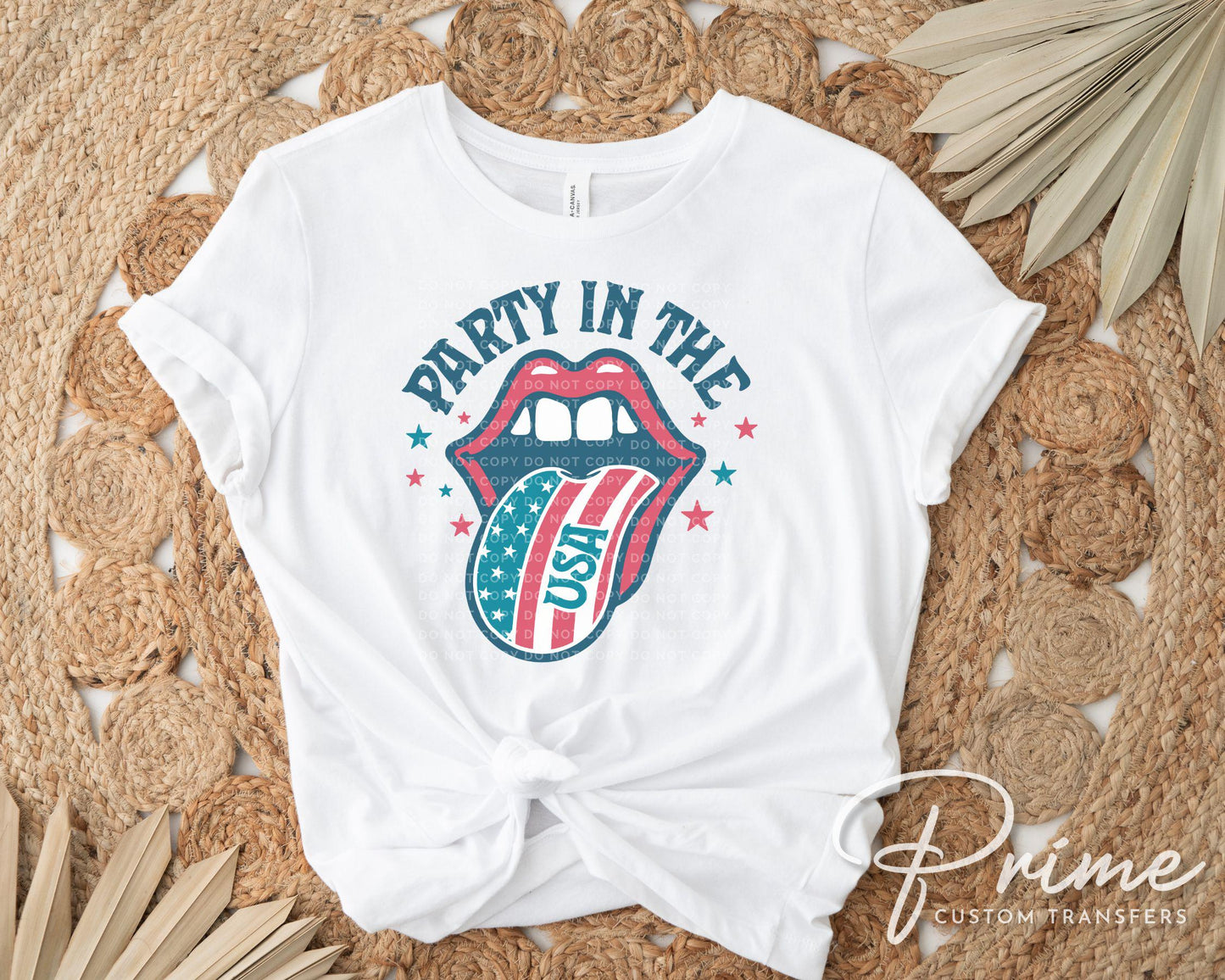 4th of July DTF Transfers, Ready to Press, T-shirt Transfers, Heat Transfer, Direct to Film, Memorial Day, America, Groovy, Party in the USA