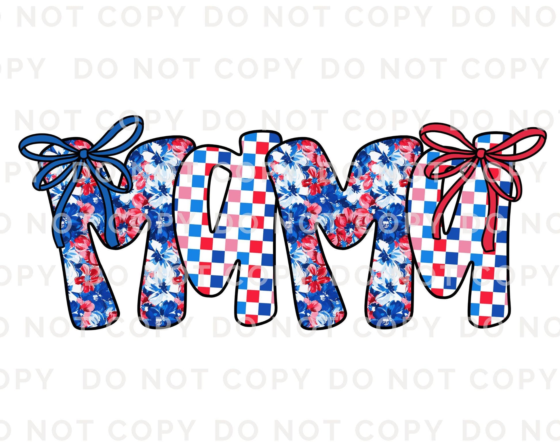 4th of July DTF Transfer, Ready to Press, T-shirt Transfer, Heat Transfer, Direct to Film, Memorial Day, America, Bows, USA Coquette Mama