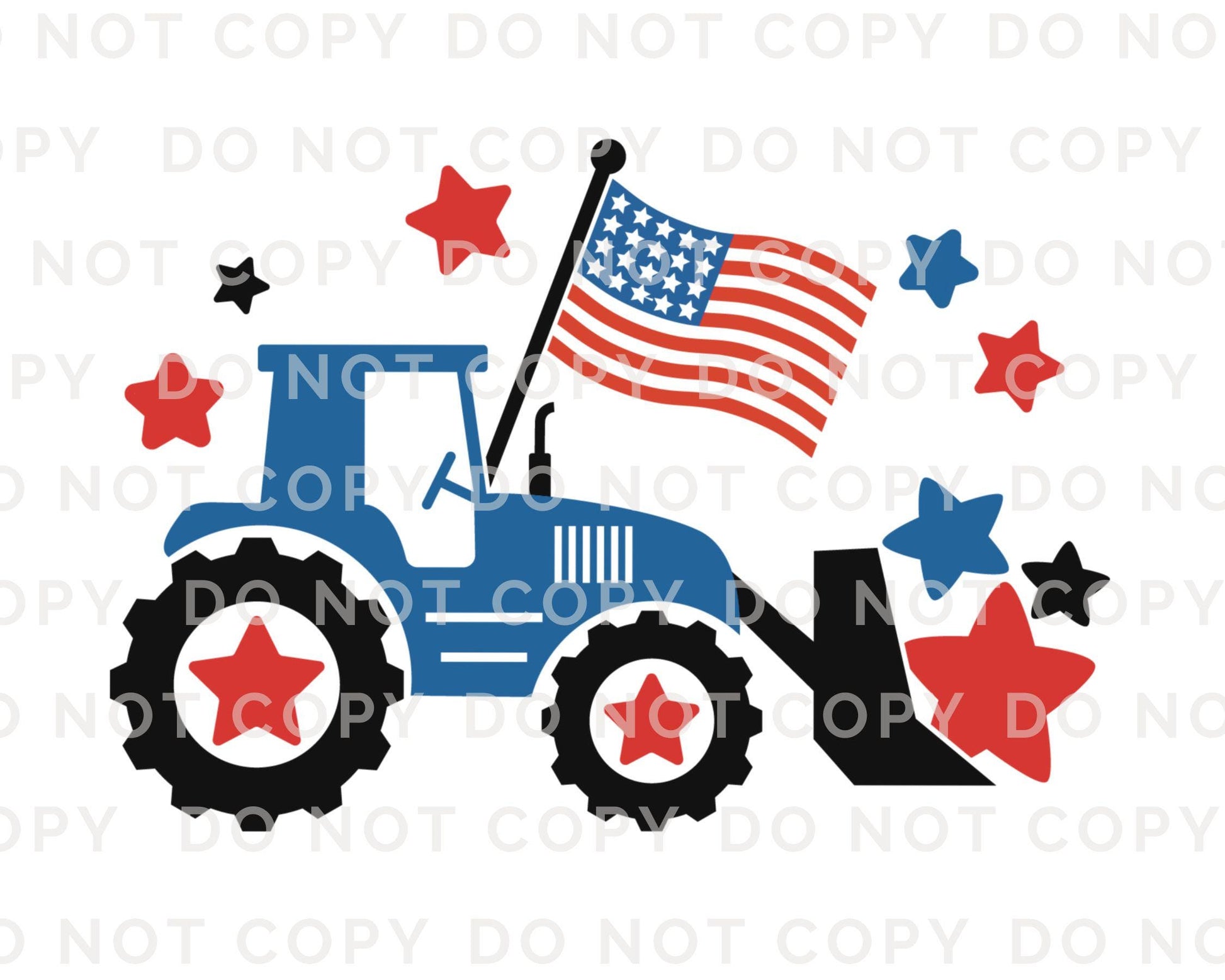 4th of July DTF Transfers, Ready to Press, T-shirt Transfers, Heat Transfer, Direct to Film, Memorial Day, American Boy, Patriotic Tractor