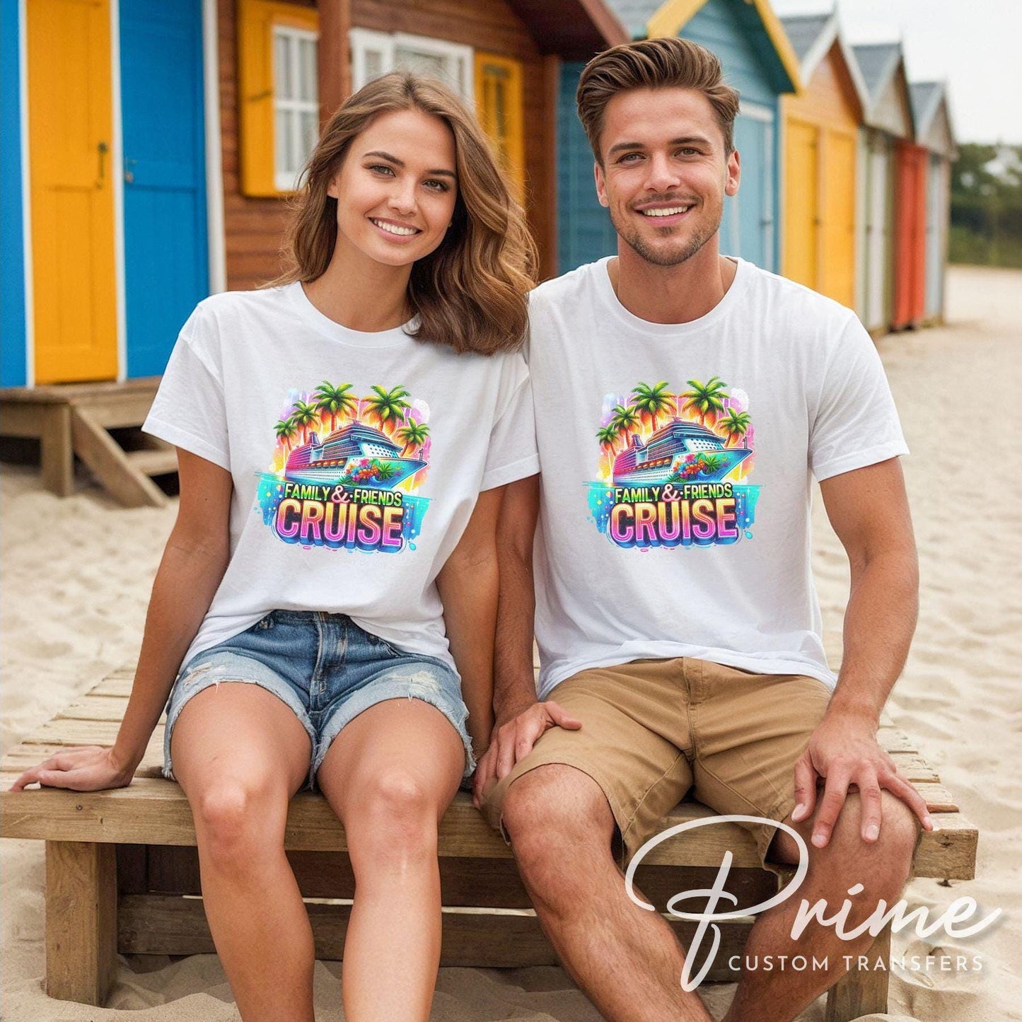 Family and Friends Cruise DTF Transfer, Ready to Press, T-shirt Transfer, Heat Transfer, Direct to Film, Trip, Vacation, Matching, Fun, 2025