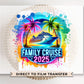 Family Cruise DTF Transfer, Ready to Press, T-shirt Transfer, Heat Transfer, Direct to Film, Trip, Vacation, Matching, Fun Memories, 2025