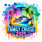 Family Cruise DTF Transfer, Ready to Press, T-shirt Transfer, Heat Transfer, Direct to Film, Trip, Vacation, Matching, Fun Memories, 2025