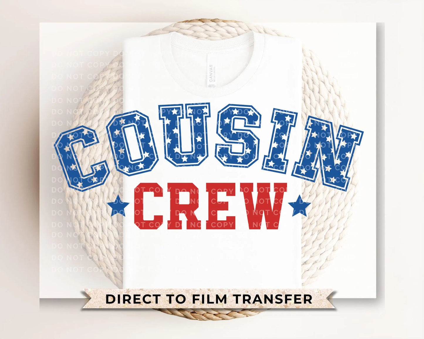 4th of July DTF Transfers, Ready to Press, T-shirt Transfers, Heat Transfer, Direct to Film, Memorial Day, Matching Shirts, Cousin Crew