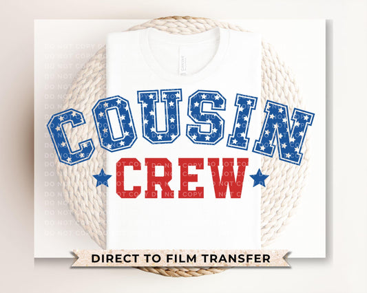 4th of July DTF Transfers, Ready to Press, T-shirt Transfers, Heat Transfer, Direct to Film, Memorial Day, Matching Shirts, Cousin Crew
