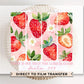 Strawberry Taste and See DTF Transfer, Ready to Press, T-shirt Transfers, Heat Transfer, Direct to Film, Summer, Christian, Bible Verse