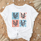 4th of July DTF Transfers, Ready to Press, T-shirt Transfers, Heat Transfer, Direct to Film, Patriotic, Holiday, Western, Chickens, Rooster