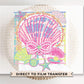 Coquette Seashell DTF Transfer, Ready to Press, T-shirt Transfer, Heat Transfer, Direct to Film, Bow, Neon Pink Clam, Pearl, Vacation, Beach