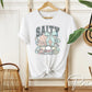 Salty Soul DTF Transfer, Ready to Press, T-shirt Transfer, Heat Transfer, Direct to film, Seashell, Summer Vacation, Coastal Beach