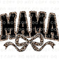 Coquette Mama Leopard DTF Transfer, Ready to Press, T-shirt Transfer, Heat Transfer, Direct to Film, Bow, Cheetah, Mother's Day Gift for Mom