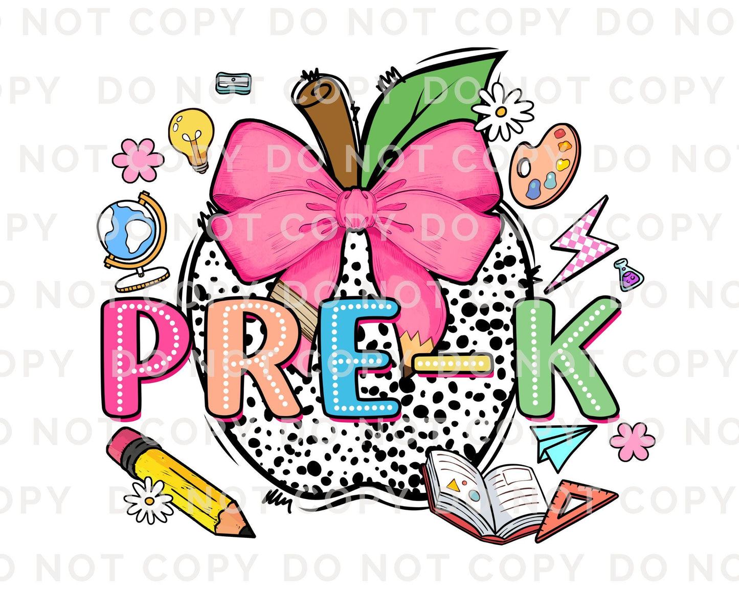 Back to School DTF Transfer, Ready to Press, T-shirt Transfer, Heat Transfer, Direct to Film, Kindergarten, Coquette First Day Of School