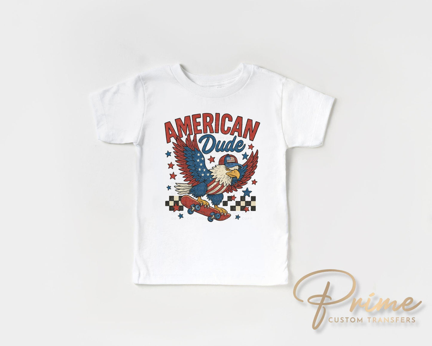 4th of July DTF Transfers, Ready to Press, T-shirt Transfers, Sublimation, Direct to Film, USA, Holiday, Independence, American Dude