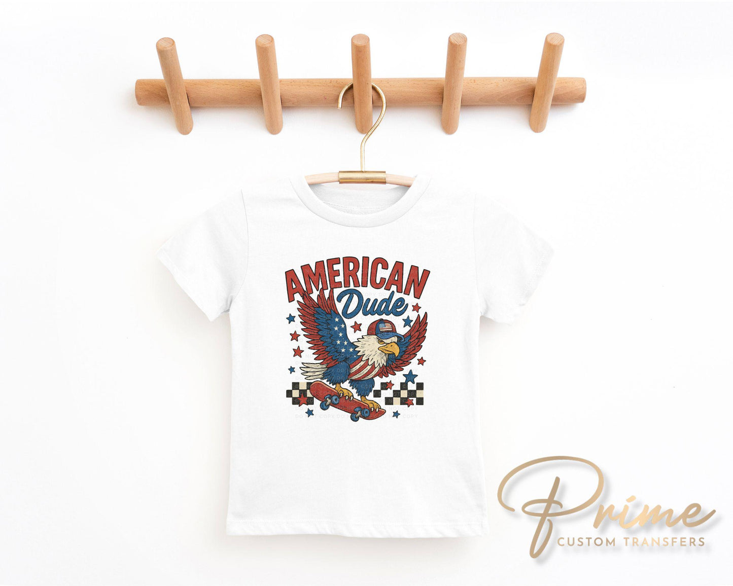 4th of July DTF Transfers, Ready to Press, T-shirt Transfers, Sublimation, Direct to Film, USA, Holiday, Independence, American Dude