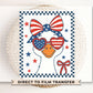 Girl Silly Goose, DTF Transfers, Ready to Press, T-shirt Transfers, Heat Transfer, Direct to Film, 4th of July Kids Patriotic Shirt, Summer