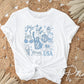 4th of July DTF Transfer, Ready to Press, Sublimation T-shirt Transfer, Direct to Film, Memorial Day, America, Bows, Blue Coquette Collage