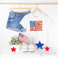 4th of July DTF Transfer, Ready to Press, T-shirt Transfer, Heat Transfer, Direct to Film, Sublimation, Flower Brushstroke American Flag