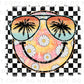 Summer DTF Transfers, Ready to Press, T-shirt Transfers, Heat Transfer, Direct to Film, Beach, Tye Dye, Vacation, Checkered Daisies Smile