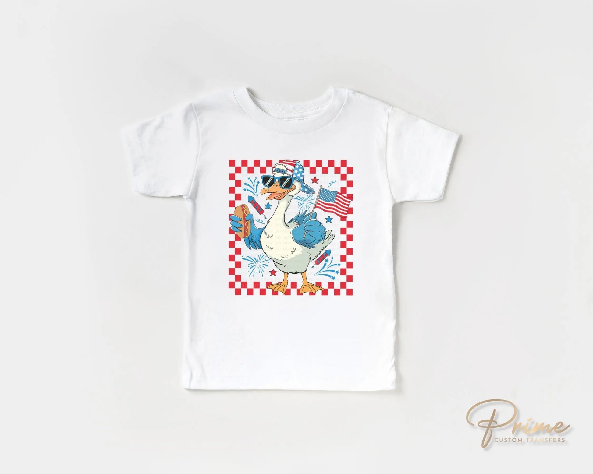 Boy Silly Goose, DTF Transfers, Ready to Press, T-shirt Transfers, Heat Transfer, Direct to Film, 4th of July Kids Patriotic Shirt, Summer
