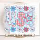 4th of July DTF Transfers, Ready to Press, T-shirt Transfers, Heat Transfer, Direct to Film, Memorial Day, Patriotic, America, Preppy USA