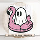Summerween DTF Transfers, Ready to Press, T-shirt Transfers, Heat Transfer, Direct to Film, Beach, Halloween, Flamingo, Pool Floaty, Ghost
