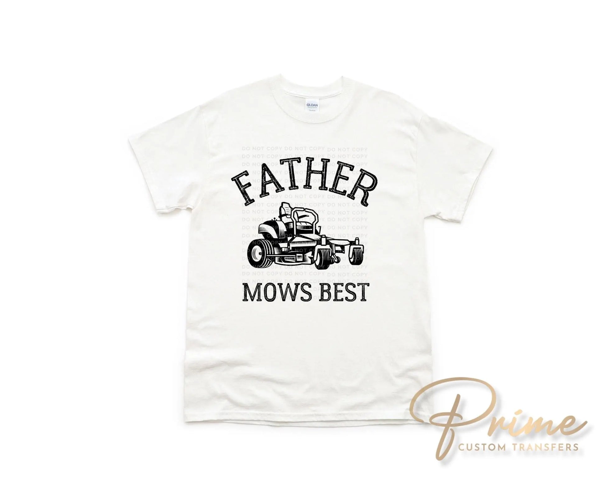 Father's Day DTF Transfer, Ready to Press, T-shirt Transfer, Heat Transfer, Direct to Film, Funny Dad Jokes, Gift for Dad, Father Mows Best