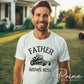 Father's Day DTF Transfer, Ready to Press, T-shirt Transfer, Heat Transfer, Direct to Film, Funny Dad Jokes, Gift for Dad, Father Mows Best