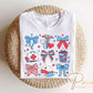 4th of July DTF Transfer, Ready to Press, T-shirt Transfer, Heat Transfer, Direct to Film, Holiday, Memorial Day, Nurse Gift, Coquette Nurse