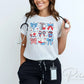 4th of July DTF Transfer, Ready to Press, T-shirt Transfer, Heat Transfer, Direct to Film, Holiday, Memorial Day, Nurse Gift, Coquette Nurse