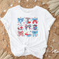 4th of July DTF Transfer, Ready to Press, T-shirt Transfer, Heat Transfer, Direct to Film, Holiday, Memorial Day, Nurse Gift, Coquette Nurse