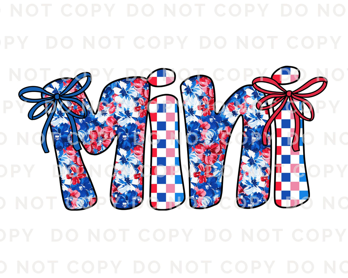 4th of July DTF Transfer, Ready to Press, T-shirt Transfer, Heat Transfer, Direct to Film, Memorial Day, America, Bows, USA Coquette Mini