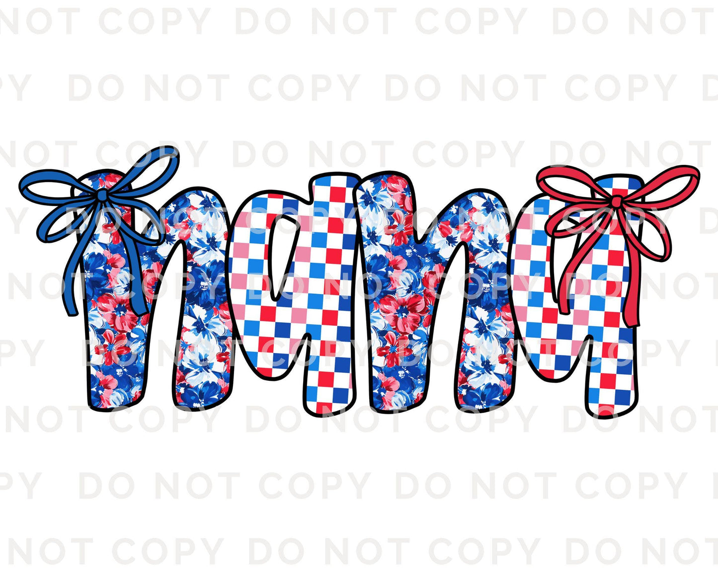 4th of July DTF Transfer, Ready to Press, T-shirt Transfer, Heat Transfer, Direct to Film, Memorial Day, America, Bows, USA Coquette Nana
