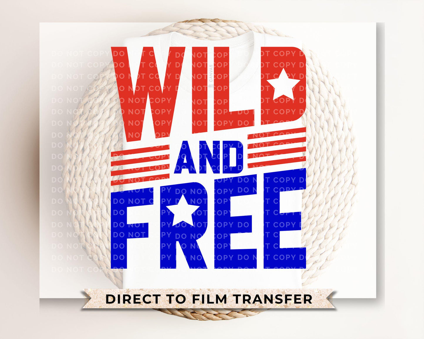 4th of July DTF Transfers, Ready to Press, T-shirt Transfers, Heat Transfer, Direct to Film, Memorial Day, American Boy, USA, Wild and Free
