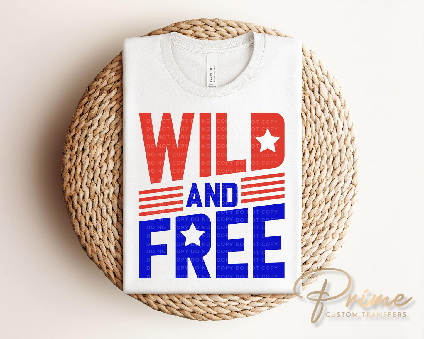 4th of July DTF Transfers, Ready to Press, T-shirt Transfers, Heat Transfer, Direct to Film, Memorial Day, American Boy, USA, Wild and Free