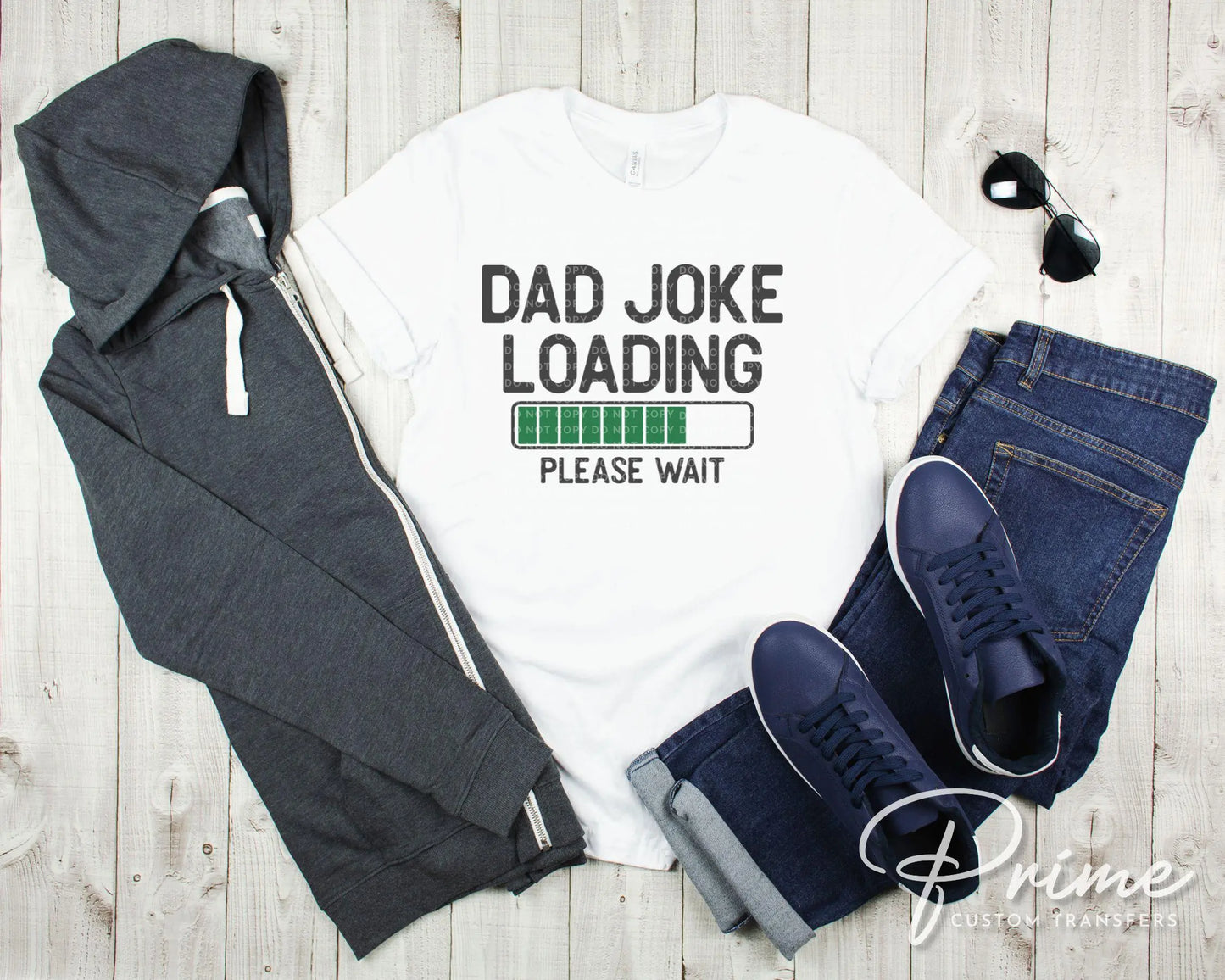 Father's Day DTF Transfer, Ready to Press, T-shirt Transfer, Heat Transfer, Direct to Film, Funny, Sarcastic, Gift, Dad, Dad Jokes Loading