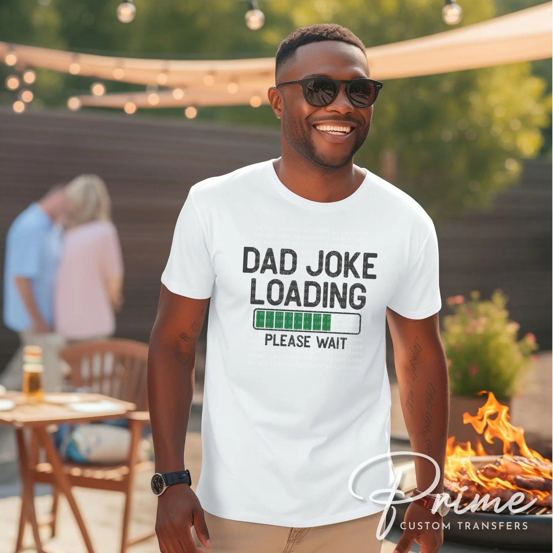 Father's Day DTF Transfer, Ready to Press, T-shirt Transfer, Heat Transfer, Direct to Film, Funny, Sarcastic, Gift, Dad, Dad Jokes Loading