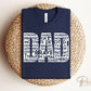 Father's Day DTF Transfer, Ready to Press, T-shirt Transfer, Heat Transfer, Direct to Film, Gift for Dad, Words of Affirmations, Word Art