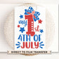 4th of July DTF Transfers, Ready to Press, T-shirt Transfers, Heat Transfer, Direct to Film, Memorial Day, American Boy, First 4th of July