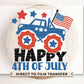 4th of July DTF Transfers, Ready to Press, T-shirt Transfers, Heat Transfer, Direct to Film, Memorial Day, American Boy, Patriotic Tractor