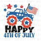 4th of July DTF Transfers, Ready to Press, T-shirt Transfers, Heat Transfer, Direct to Film, Memorial Day, American Boy, Patriotic Tractor