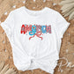 4th of July DTF Transfer, Memorial Day DTF, Independence Day, Ready to Press, T-shirt Transfer, Direct to Film, America Coquette