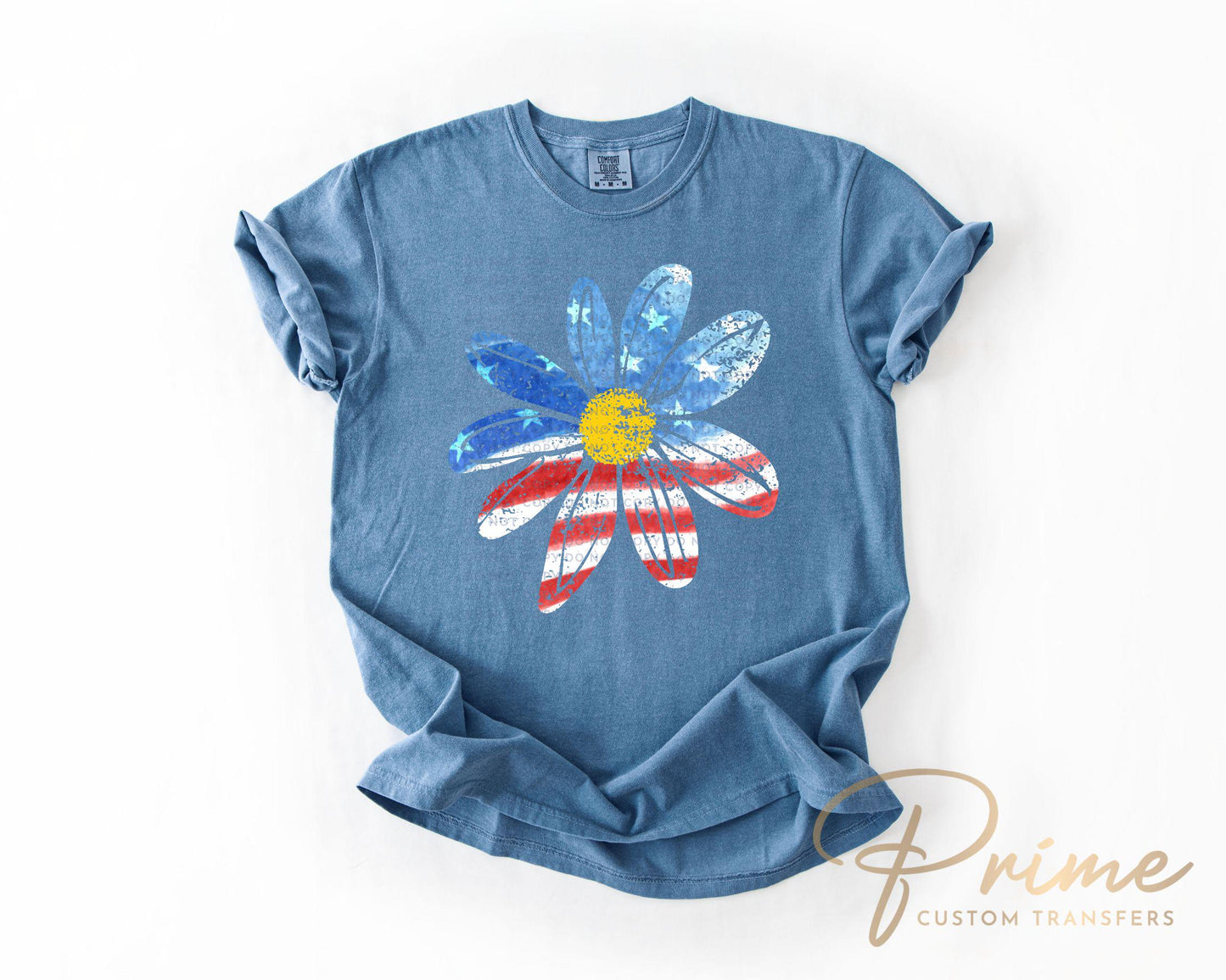 4th of July DTF Transfers, Ready to Press, Sublimation Transfers, Heat Transfer, Direct to Film, Memorial Day, Flag, Trendy, Viral, Flower