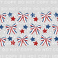 4th of July UV DTF Libbey 16oz Cup Wrap Sticker, Ready to Apply, No Heat, Permanent Adhesive, Waterproof, Glass Can, America, Coquette Bows