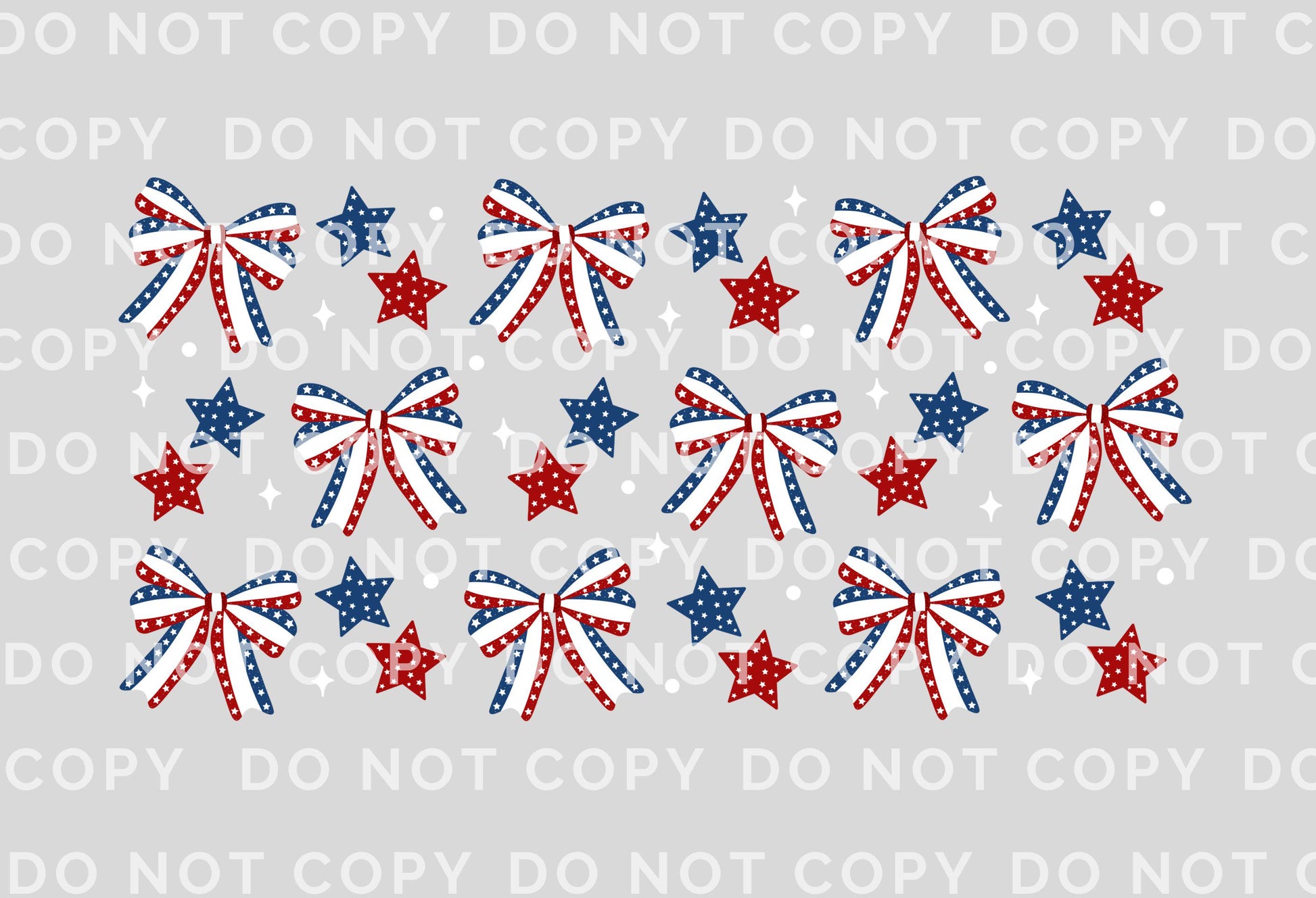 4th of July UV DTF Libbey 16oz Cup Wrap Sticker, Ready to Apply, No Heat, Permanent Adhesive, Waterproof, Glass Can, America, Coquette Bows