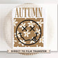 Autumn Smiley DTF Transfers, Ready to Press, T-shirt Transfers, Heat Transfer, Direct to Film, Fall, Trendy, Halloween, Flowers, Daisies