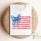 4th of July DTF Transfer, Ready to Press, T-shirt Transfer, Heat Transfer, Direct to Film, Sublimation, Memorial Day Star, American Flag Bow