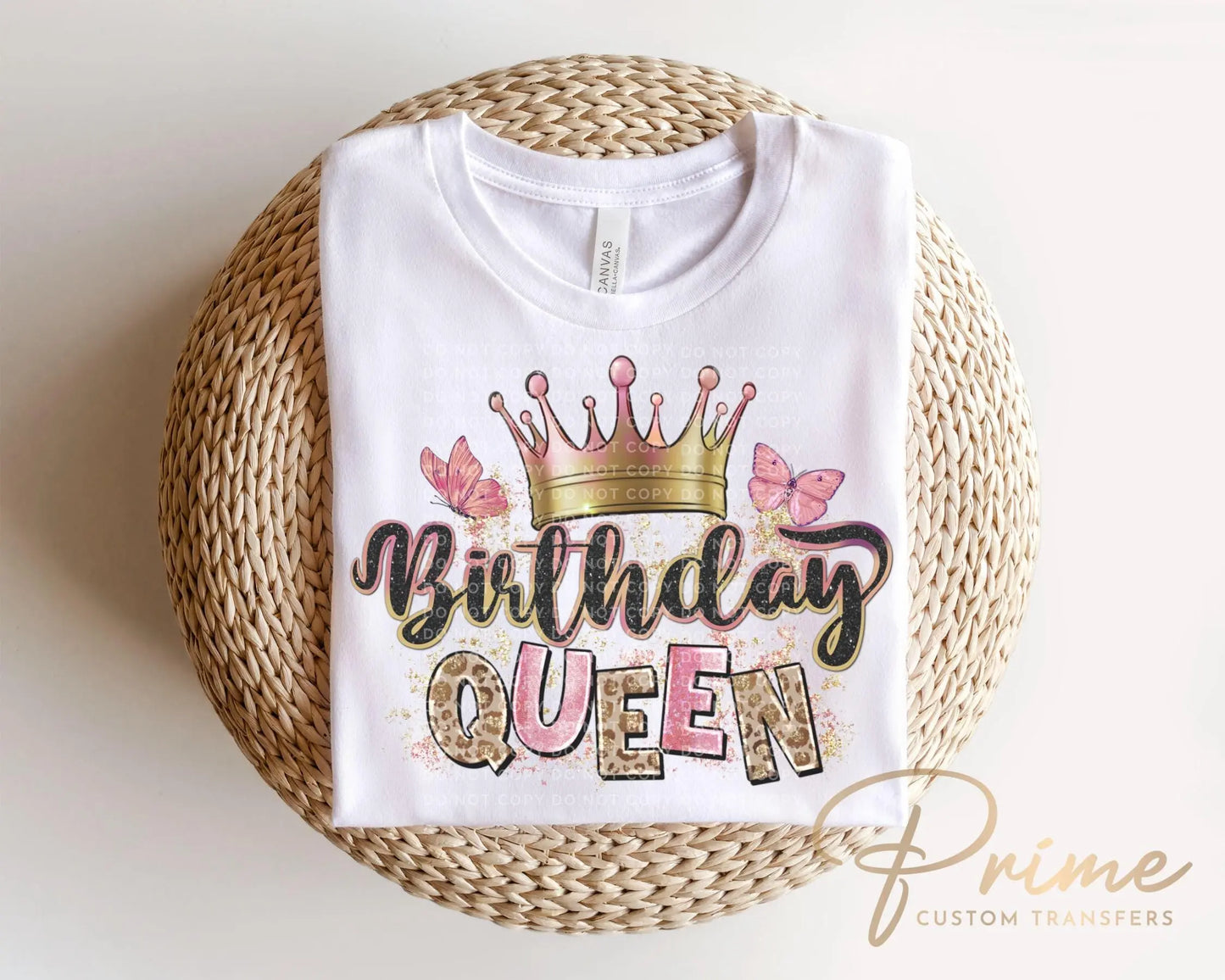 Birthday Queen DTF Transfer, Ready to Press, Sublimation T-shirt Transfers, Sublimation, Direct to Film, Party, Matching Shirts, Girls Trip