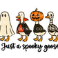 Halloween DTF Transfer, Ready to Press, Sublimation Transfer, Heat Transfer, Direct to Film, Spooky Season, Fall Shirt Transfer, Silly Goose