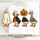 Halloween DTF Transfer, Ready to Press, Sublimation Transfer, Heat Transfer, Direct to Film, Spooky Season, Fall Shirt Transfer, Silly Goose