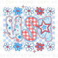 4th of July DTF Transfers, Ready to Press, T-shirt Transfers, Heat Transfer, Direct to Film, Memorial Day, Patriotic, America, Preppy USA