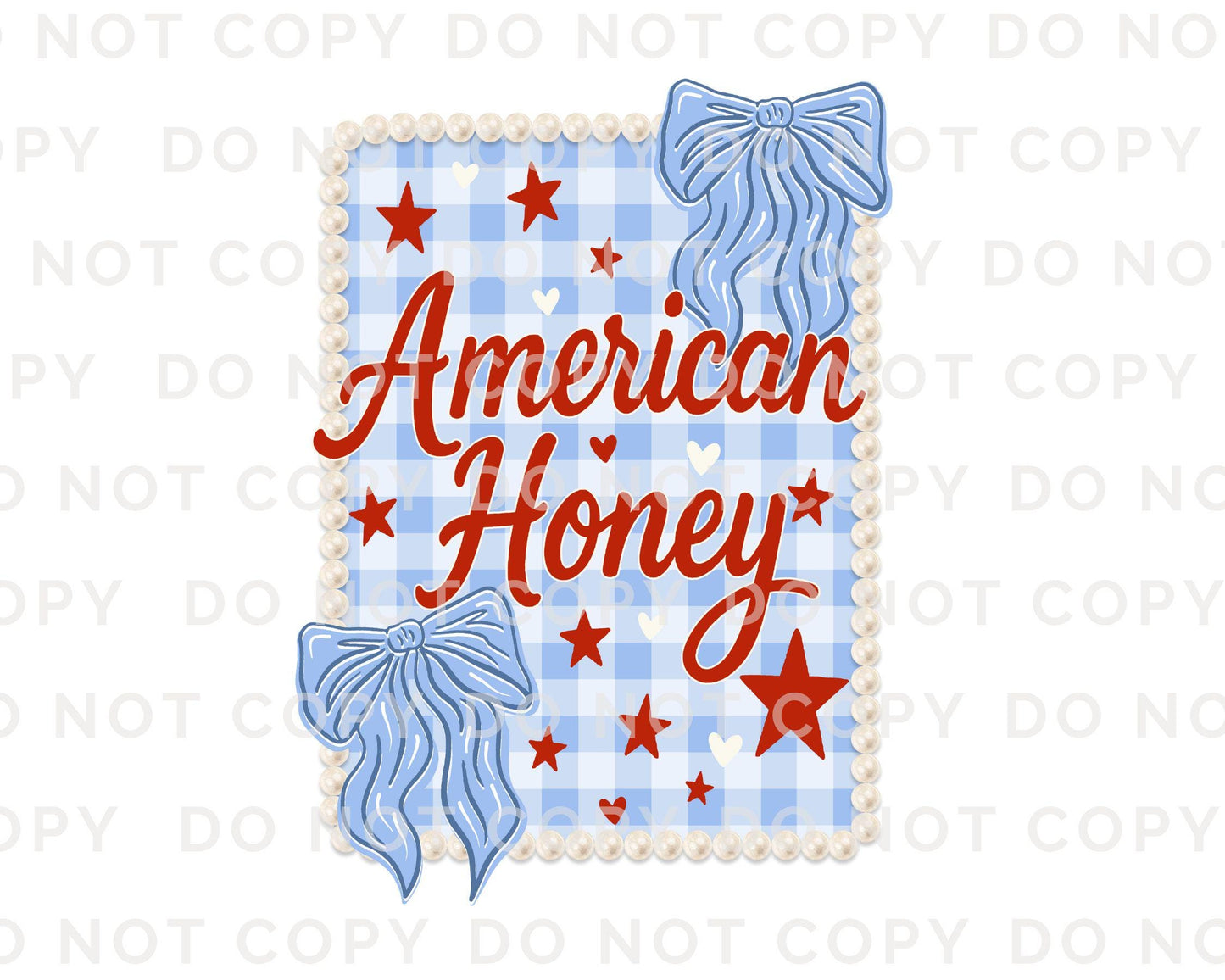4th of July DTF Transfers, Ready to Press, T-shirt Transfers, Heat Transfer, Direct to Film, Independence, American Honey Flag Bows Coquette